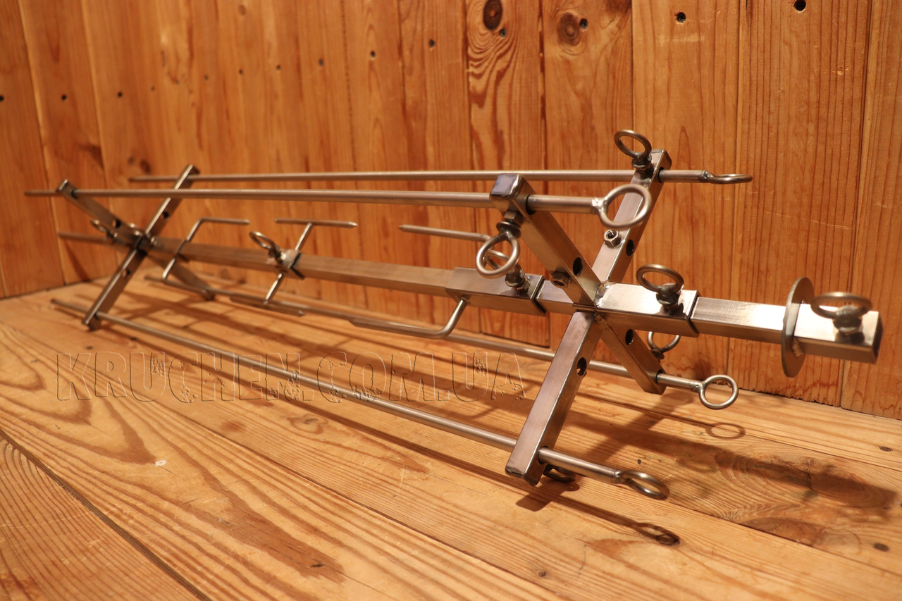 

Вертел на мангал с электроприводом до 25 кг - Крестообразный - Вилки