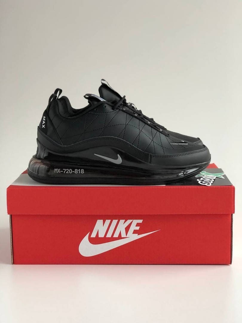 

Термо кроссовки зимние мужские Nike Air Max 720 еврозима без меха., Черный