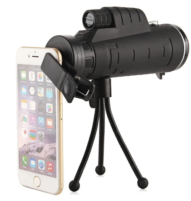 

Монокуляр, с треногом для телефона мощный Panda 40x60, монокль для смартфона