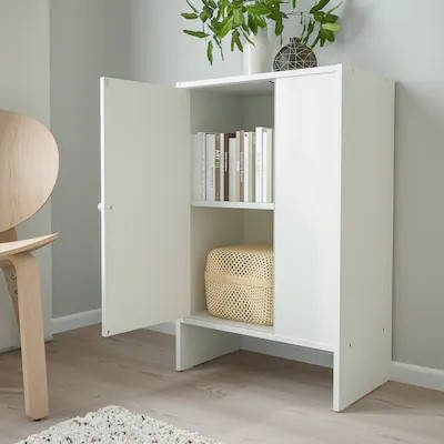 

Шкаф с дверцами IKEA BAGGEBO 50x30x80 см Белый (604.812.04)