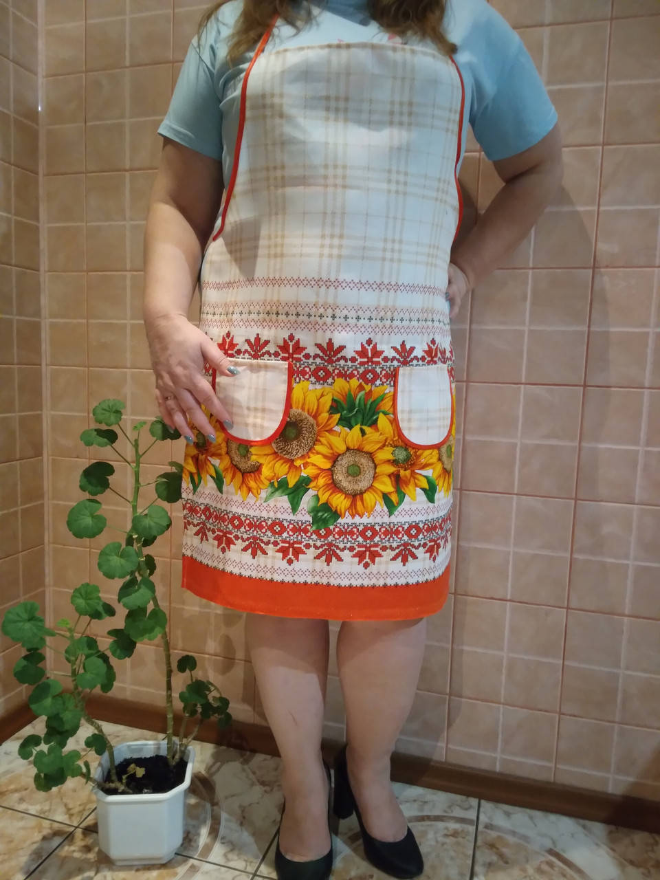 

Фартух кухонний (55*75см), Разные цвета