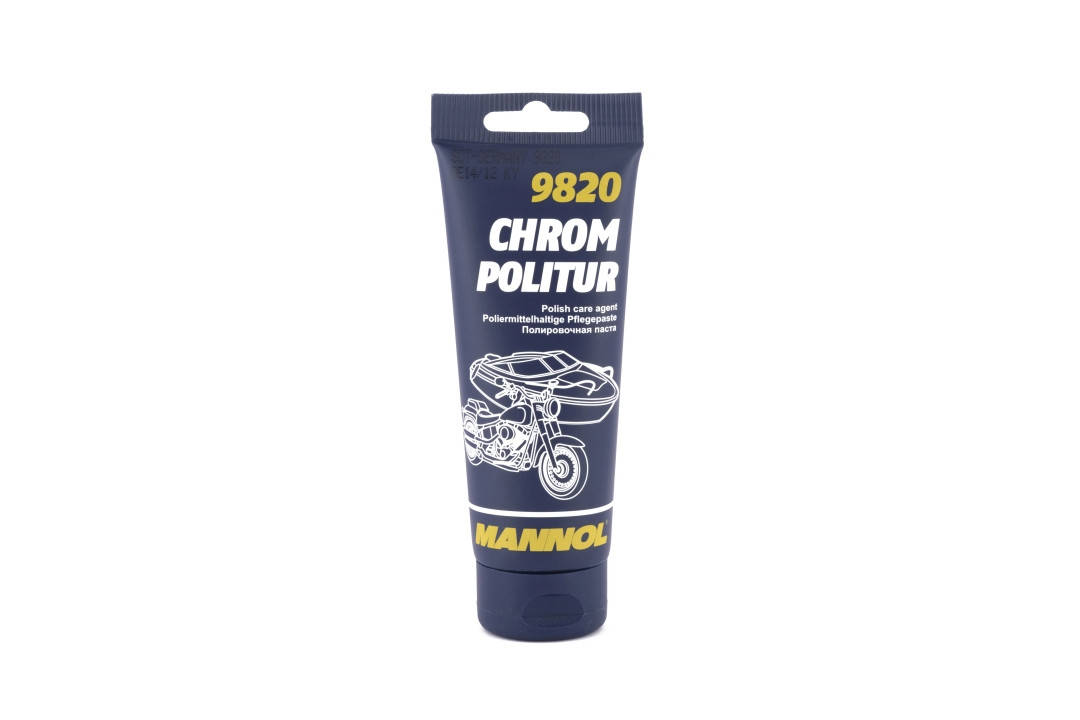 

MANNOL ХРОМ POLITUR 100ML СРЕДСТВО ДЛЯ ОЧИСТКИ И ОБСЛУЖИВАНИЯ ХРОМА (9820) (80)/MN9820