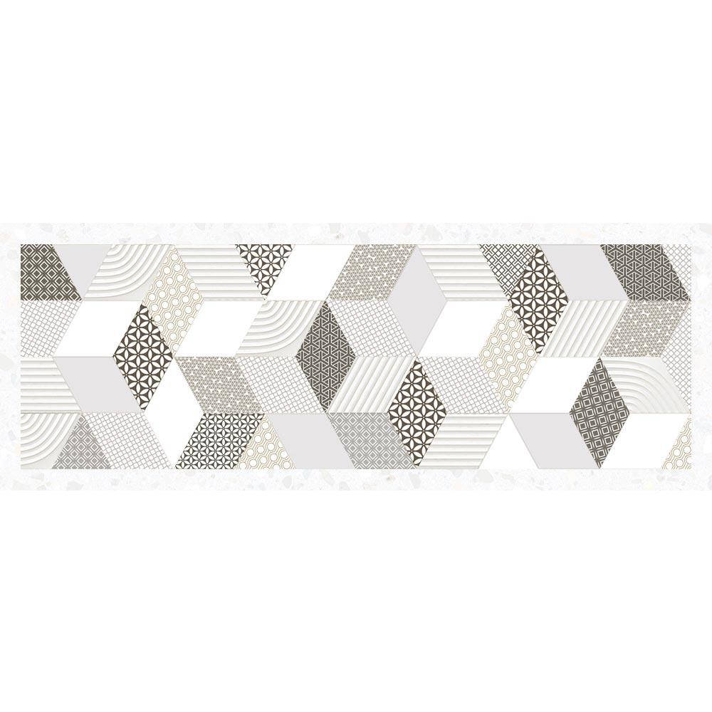 

Плитка Intercerama Terrazzo Д228071 декор 15*40 см серая, Серый