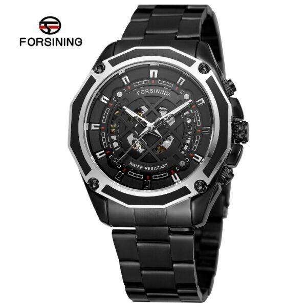 

Стильные мужские наручные часы Forsining Black Classic