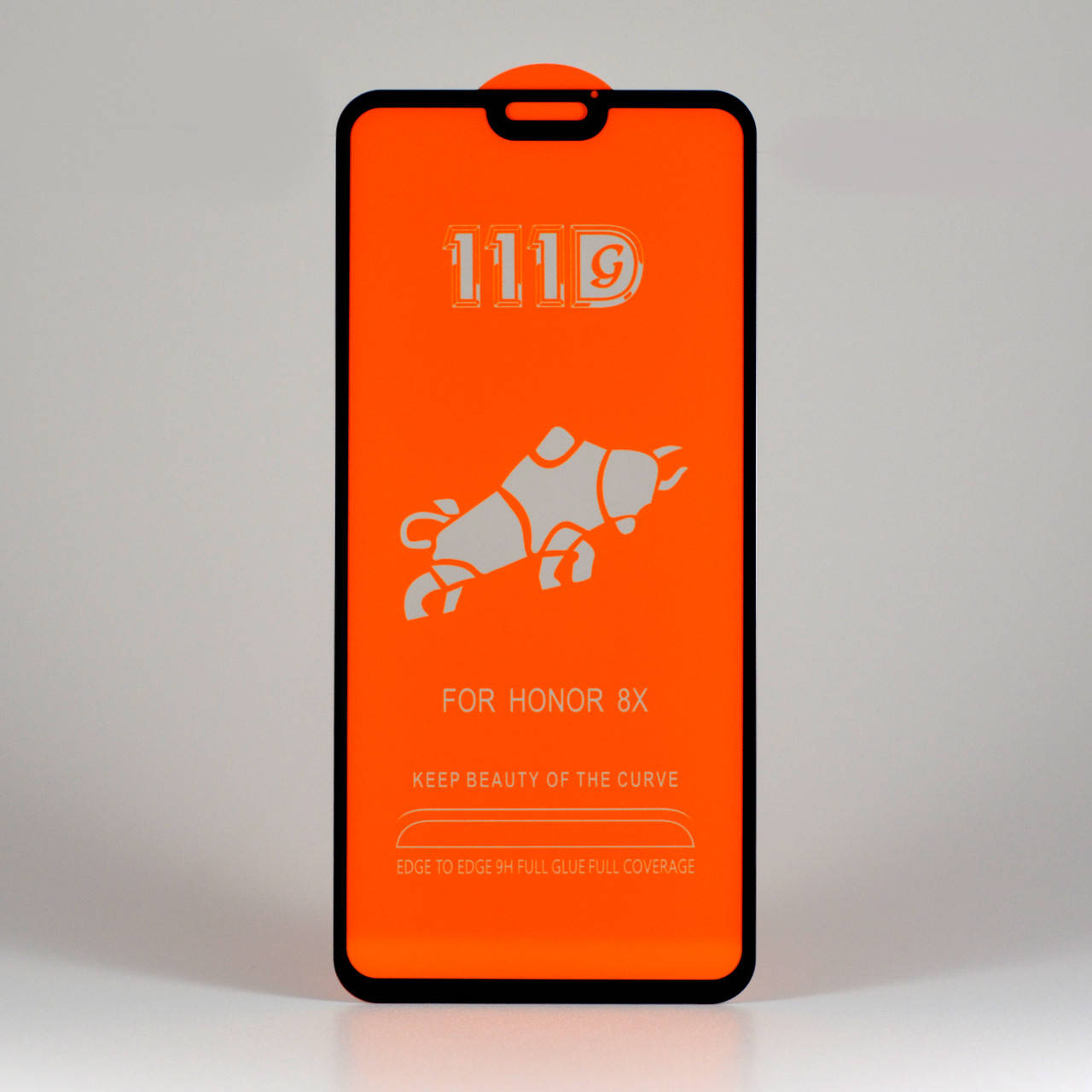 

Защитное премиум стекло на Honor 8X 111D клеевой слой по всей поверхности, Черный