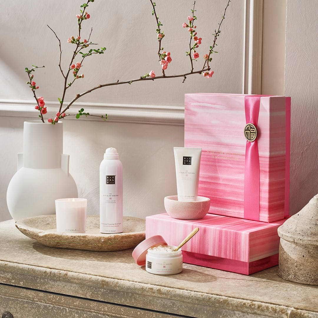 

Подарочный набор rituals, sakura размер м,the ritual of sakura renewing routine