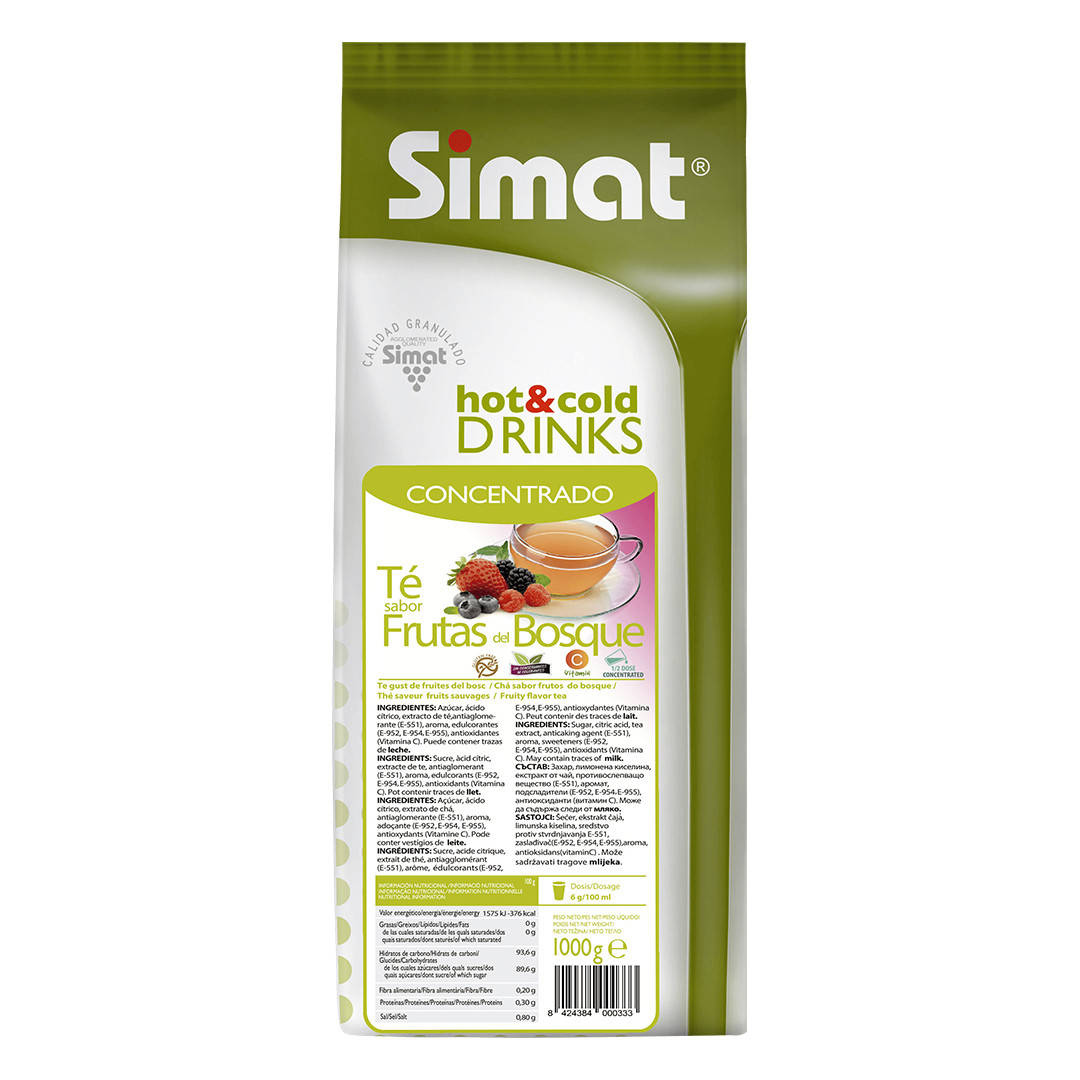 

Растворимый концентрат чай для вендинга Simat со вкусом лесных ягод 1 кг