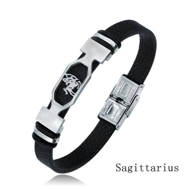 

Браслет кожаный «Знак зодиака» Стрелец, Sagittarius (22 ноября - 20 декабря)