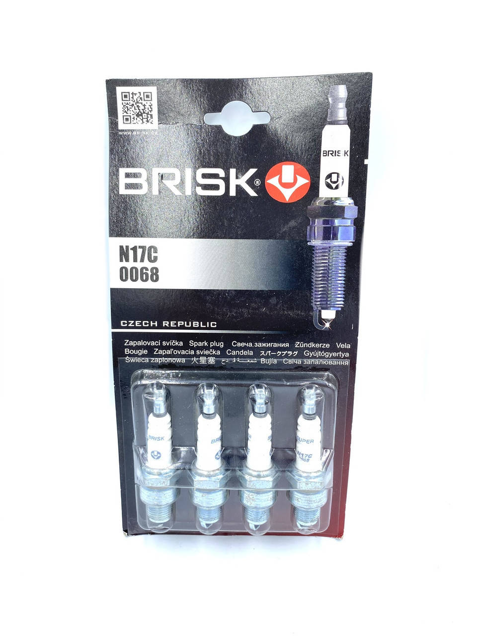 

Свечи зажигания Brisk N17C Super Волга Газель двигатель 402 короткая (N17C)
