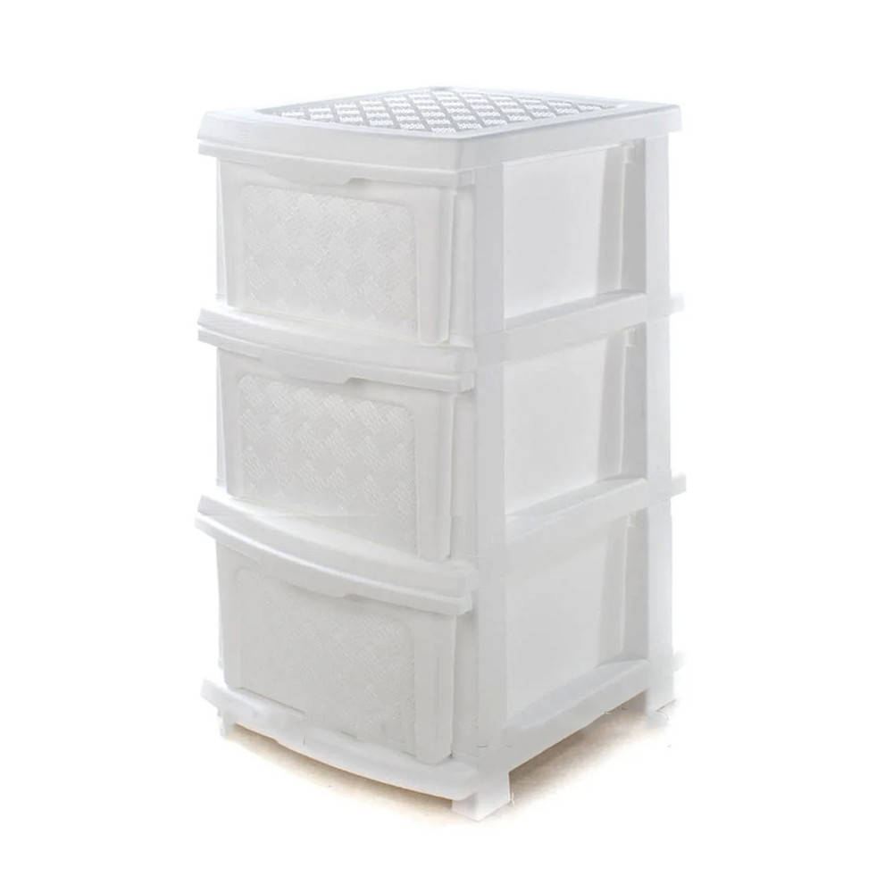 

Комод R-Plastic "Компакт Плюс" 3 яруса 34*40*66см белый