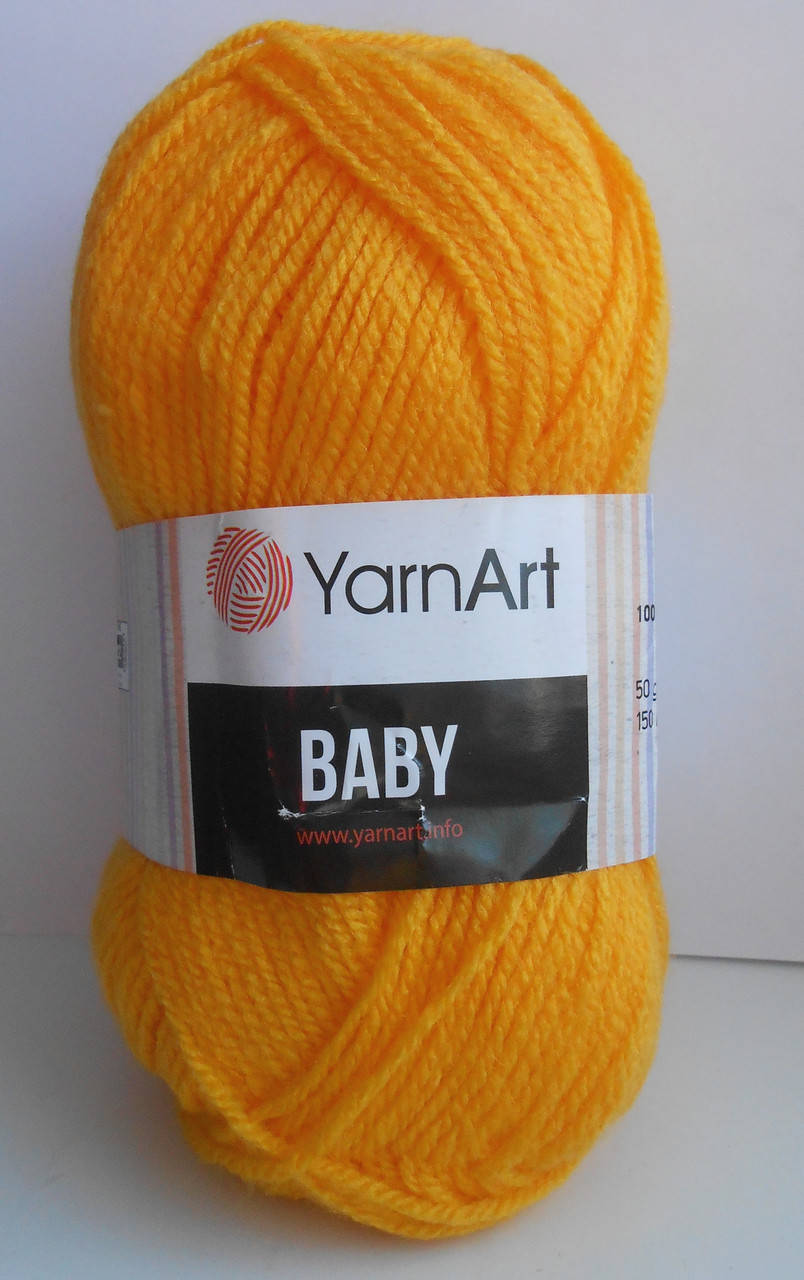 

Пряжа ЯрнАрт Беби ( YarnArt Beby ) №32, Желтый