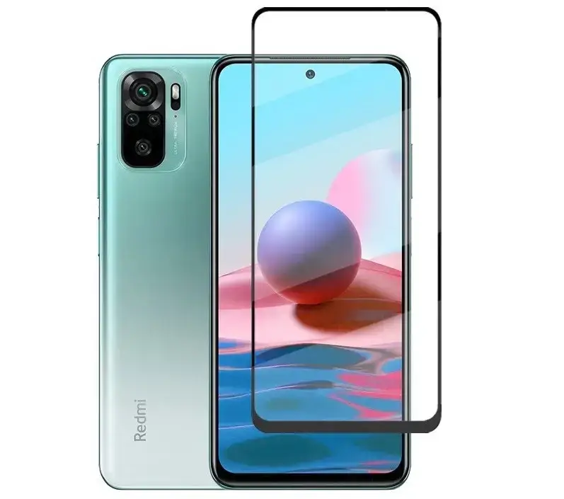 

Защитное стекло 5D для Xiaomi Redmi Note 10 5G, Черный