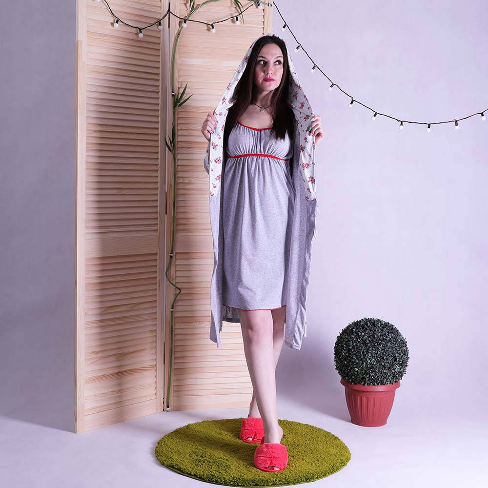 

Халат и ночнушка для беременных и кормящих