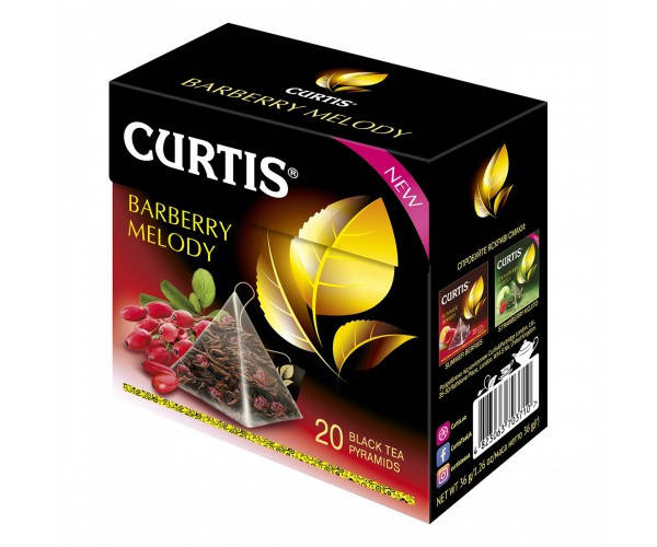 

Чай Curtis "Barberry Melody" 20 пакетиків 36 г (20*1,8г)