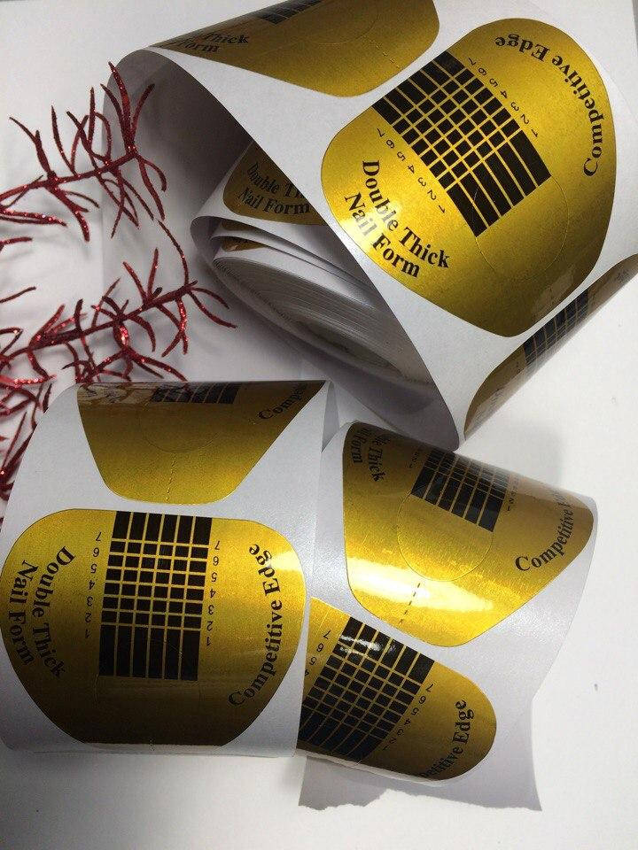 

Формы для наращивания золотые универсальные / 30 шт