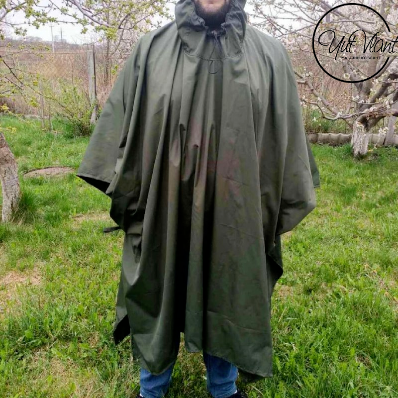 

Накидка-дождевик Пончо для военных хаки