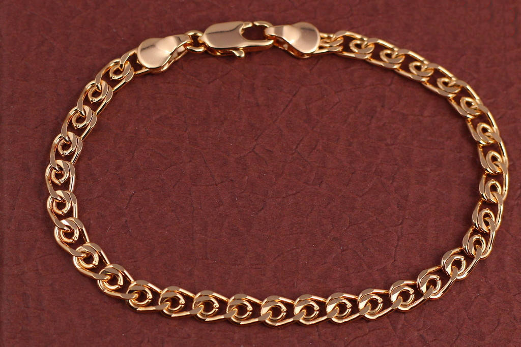 

Браслет Xuping Jewelry лав 19 см 5 мм золотистый