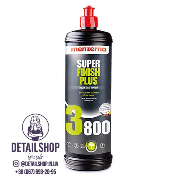 

Menzerna Super Finish Plus 3800 - антиголограммная полировальная паста 1 л,