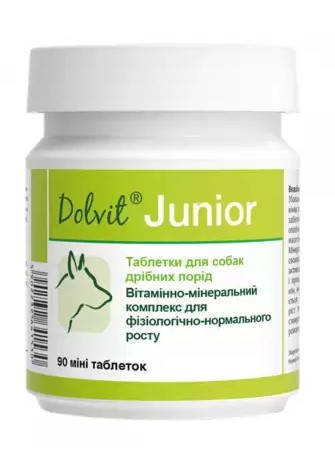 

Dolfos Dolvit Junior мини 90 таблеток комплекс для щенков мелких пород