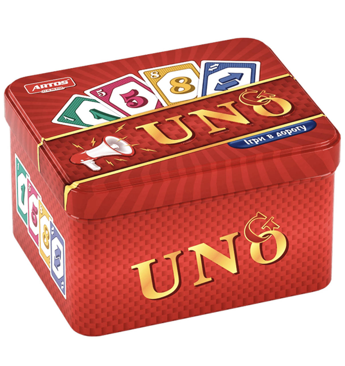 

Гра Уно (Uno) у металевій коробці. Artos Games