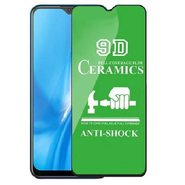 

Защитное стекло Ceramic Vivo Y11 / Vivo Y15 Black, Черный