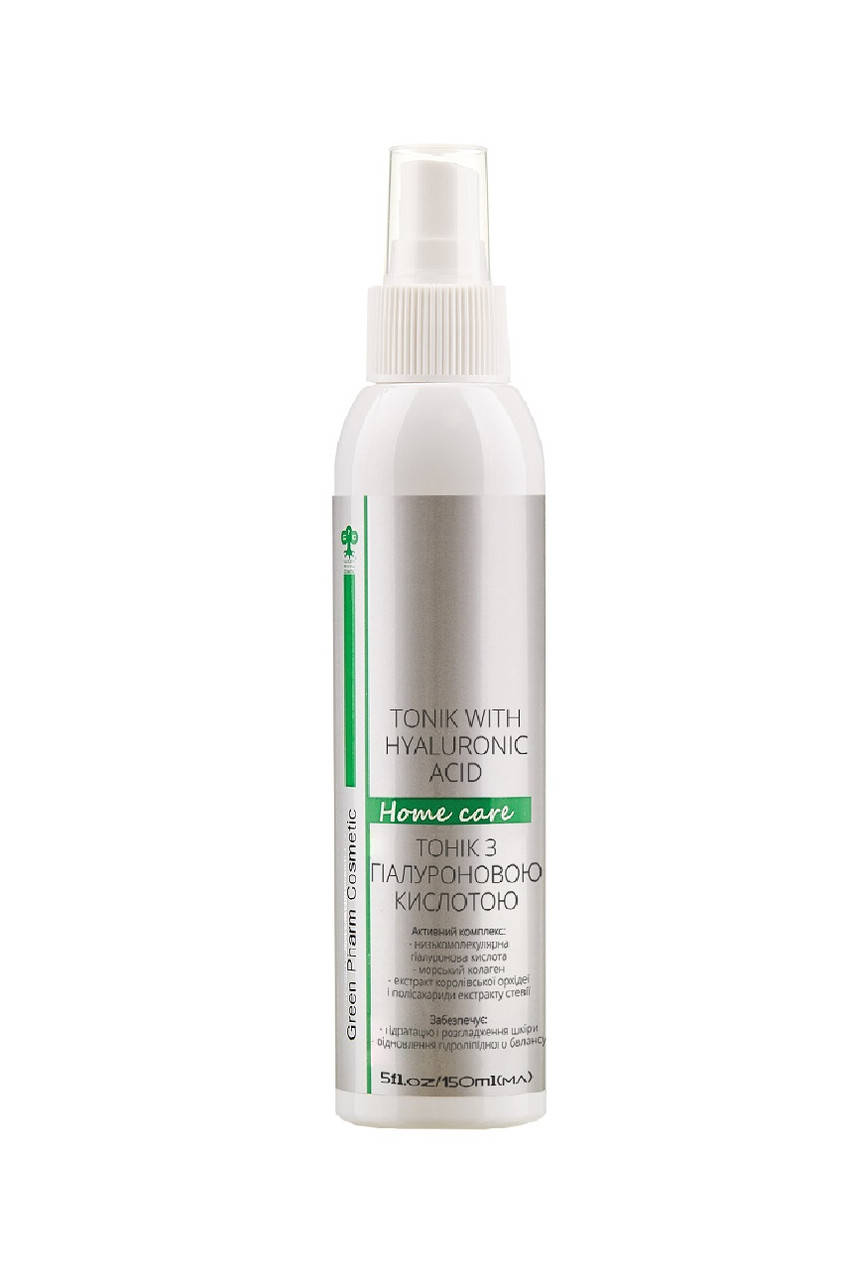 

Тоник для лица с гиалуроновой кислотой, 150 мл, Green Pharm Cosmetic