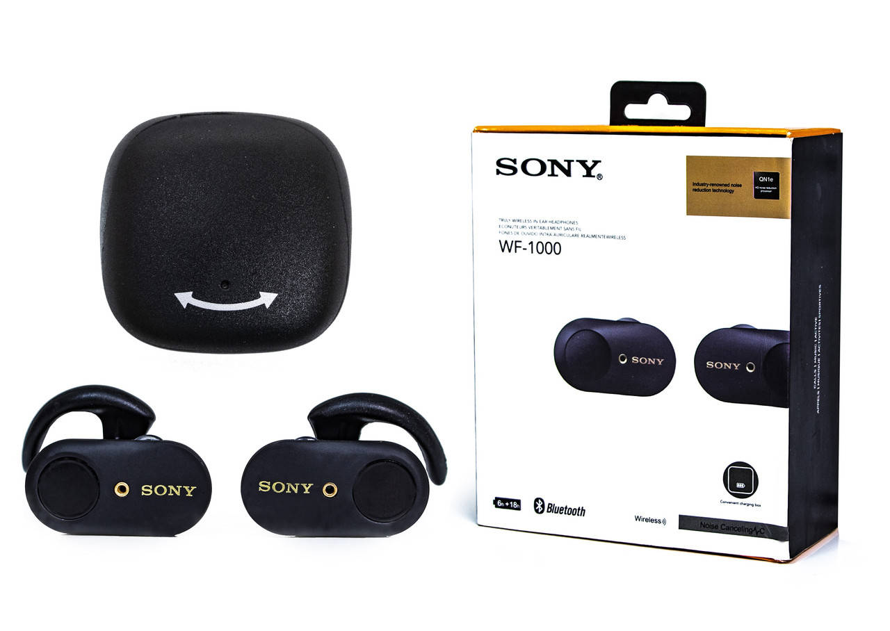 

Наушники беспроводные Sony WF-1000 Black (854883888), Черный