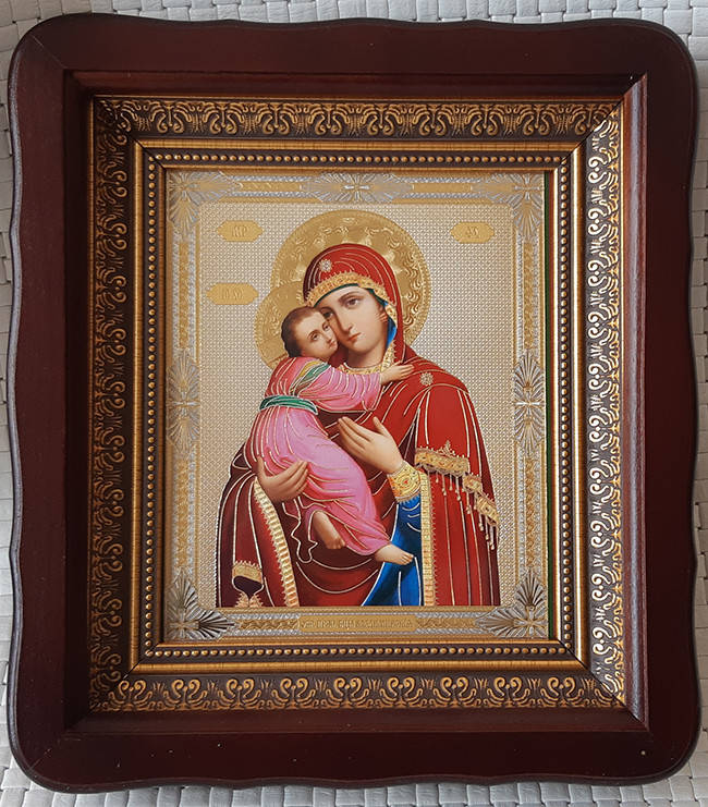 

Икона Божией Матери "Владимирская" для дома 23*26cm