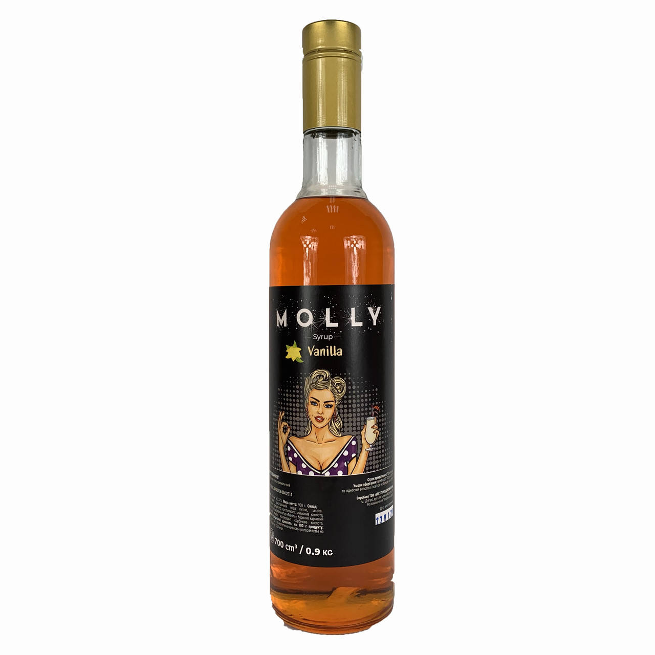 

Сироп MOLLY Ваниль 700 мл