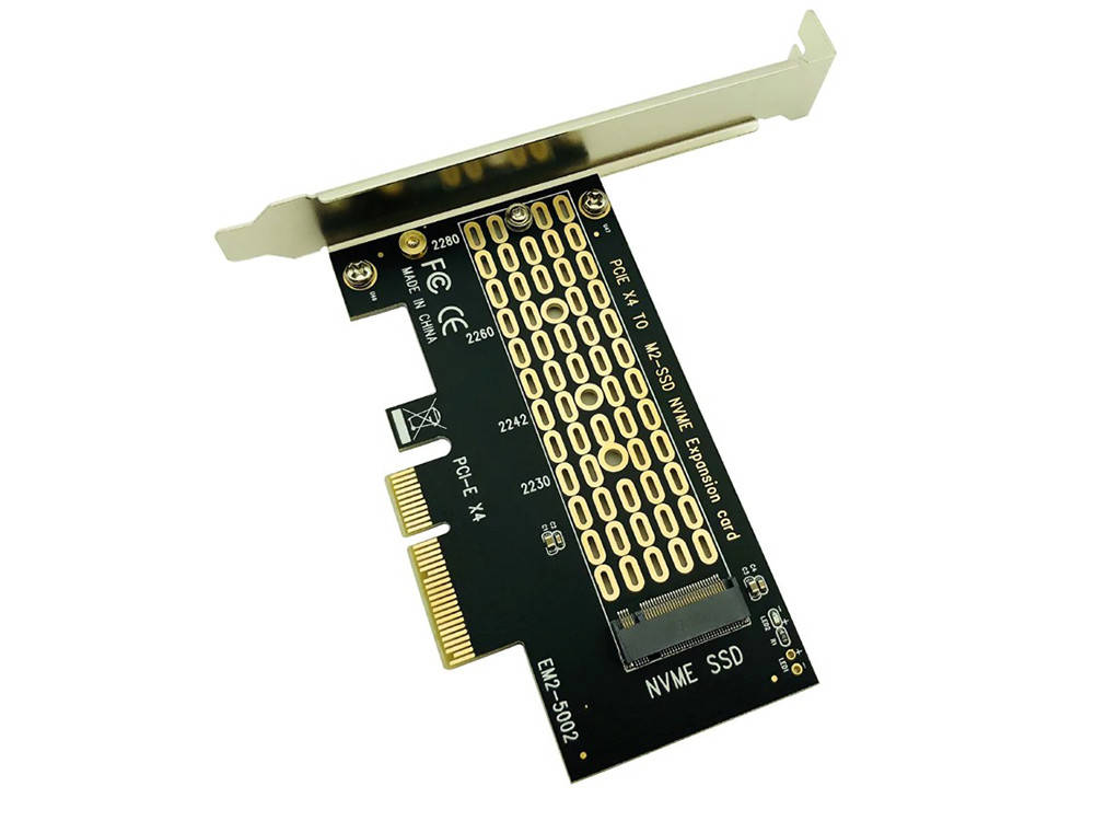 

Плата расширения PCIe X4 в M2 SSD NVMe NGFF mSATA