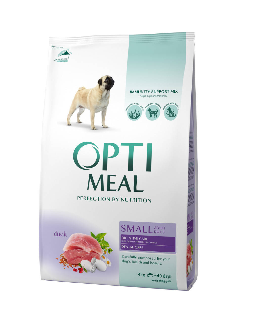 

Сухой корм OPTIMEAL (Оптимил) для собак малых пород с уткой 12КГ