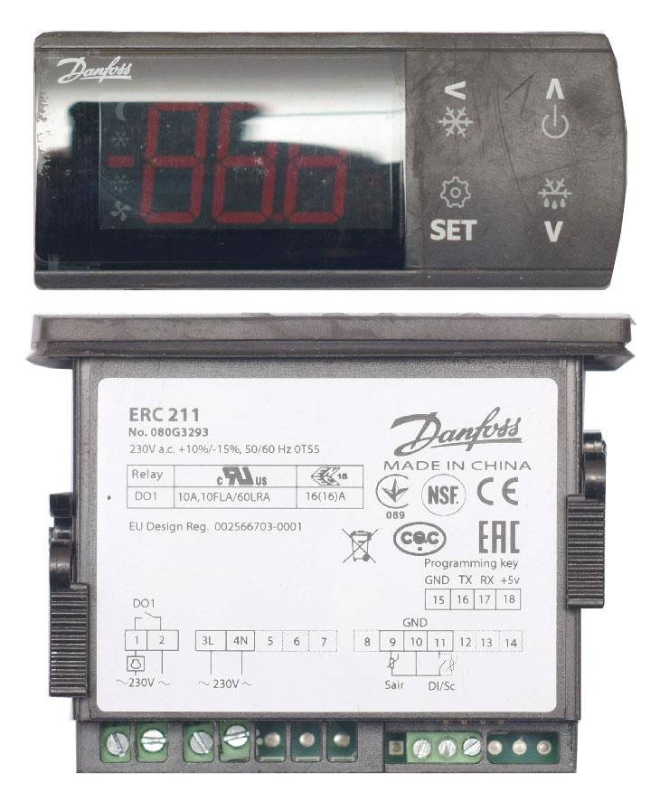 

Б/у контроллер Danfoss ERC 211