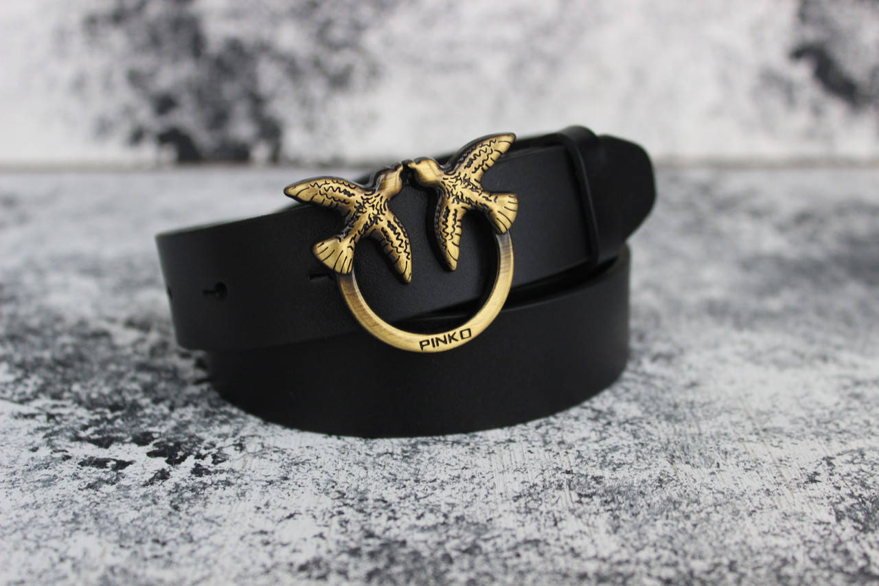 

Ремень женский Pinko модный, Черный