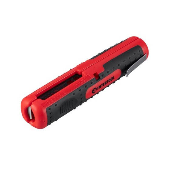 

Съемник для снятия изоляции проводов сечением от 0,5 до 6 мм² (10-20 AWG) и 8-13 INTERTOOL HT-7030