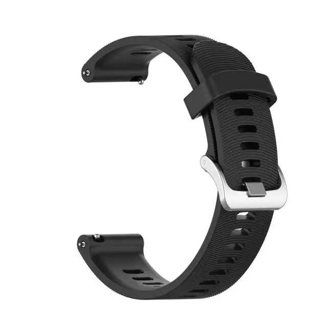 

Ремешок для Garmin Forerunner 245/645/Vivoactive 3 (черний)