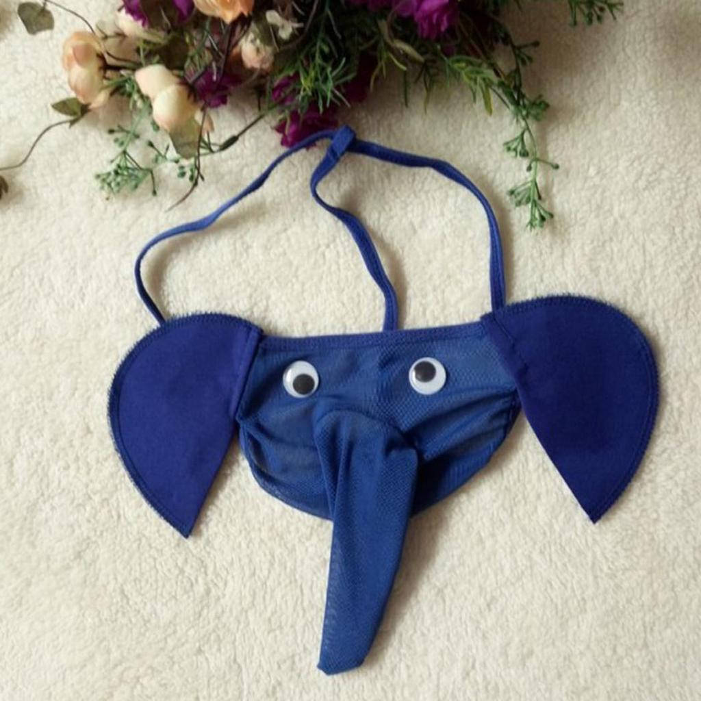 

Трусики мужские слоник синего цвета, Синий