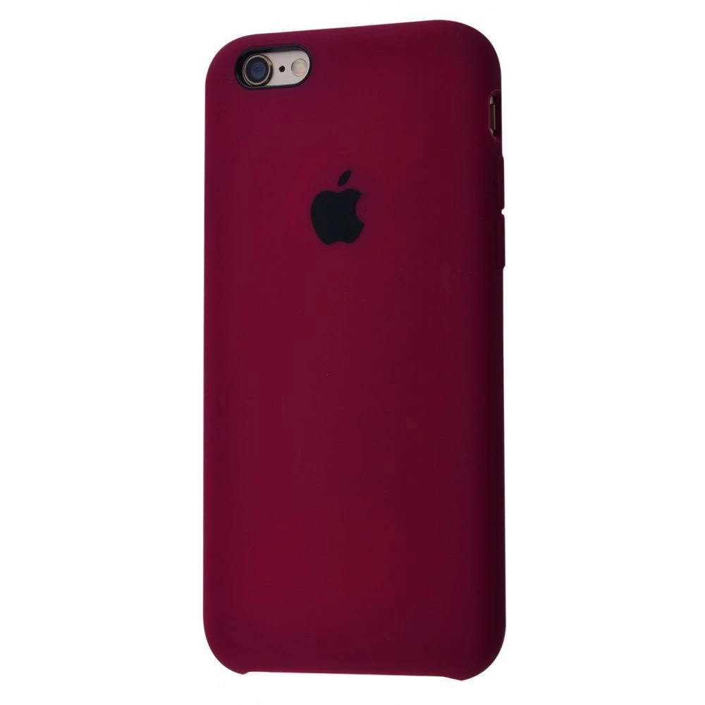 

Чехол Silicone case для IPhone 6/6s Marsala марсала