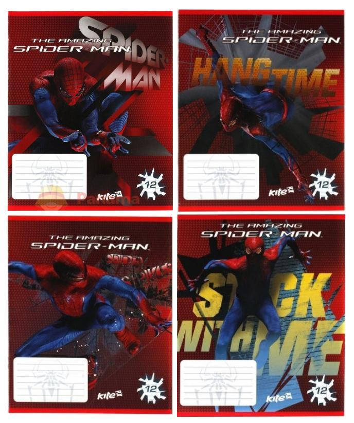 

Тетрадь 12 листов линия "KITE" / Spiderman