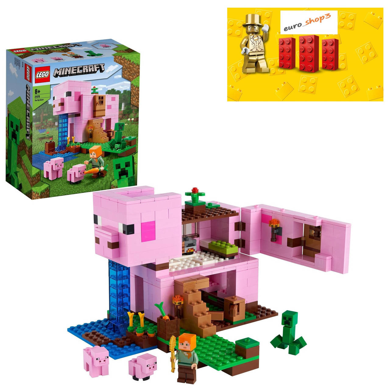 

LEGO Minecraft Будинок у формі свині 21170