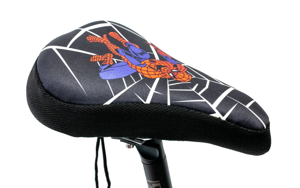 

Накладка на детское седло Spider Man с гелевым наполнителем 200*150mm (черно-красный)