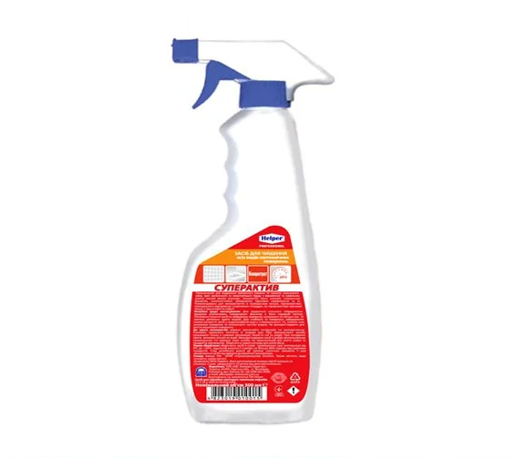 

Средство для чистки сантехнических поверхностей Суперактив 500ml Helper Professional