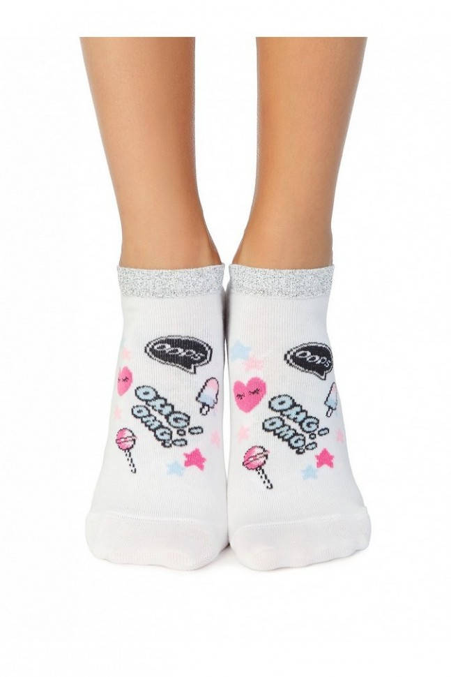 

Носки женские Conte Active 15С-46СП (333) ультракороткие, 25 (38-39), белый