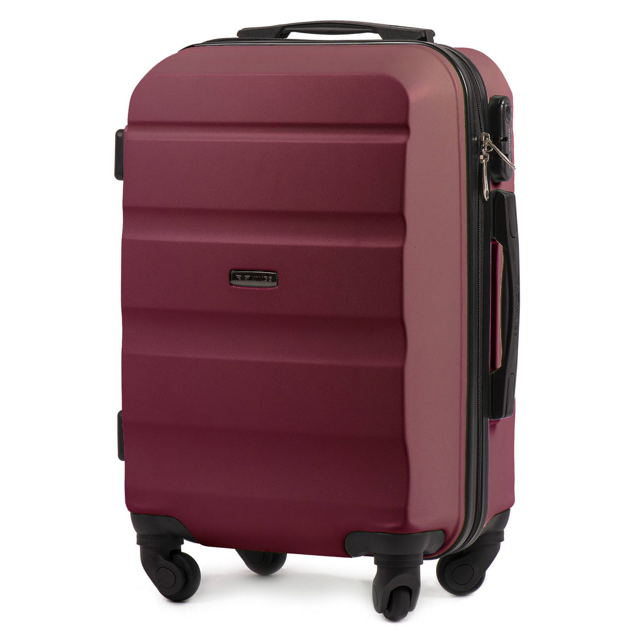 

Чемодан из поликарбоната средний Wings AT01 на 4-х колесах бордоый