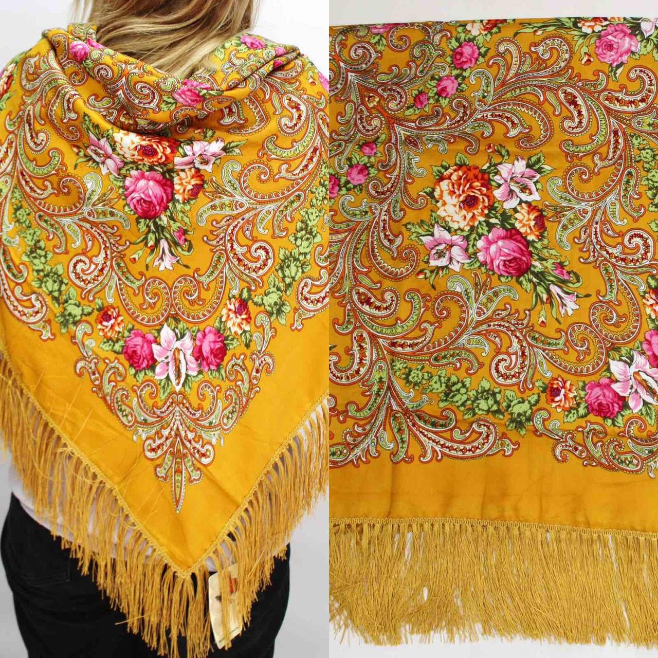 

Хустка в народному стилі (жовта) 611031