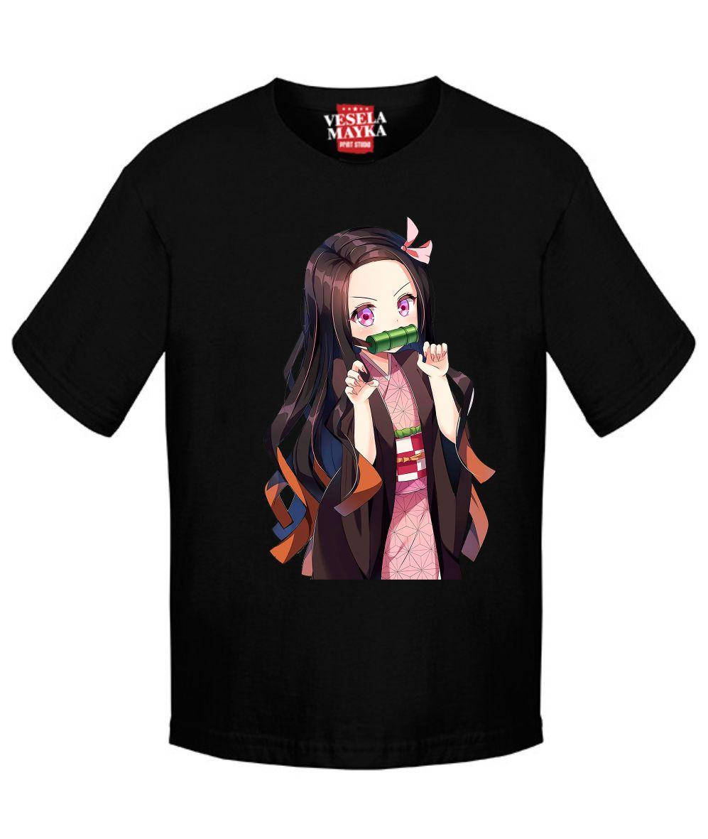 

Детская футболка Nezuko Kamado (Незуко Камадо) Черный, 164