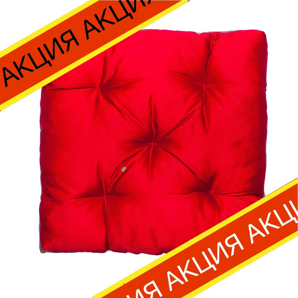 

Подушка на стул Кедр на Ливане квадратная стеганная серия Puff 40x40x8 см Красная (1012) бежевый