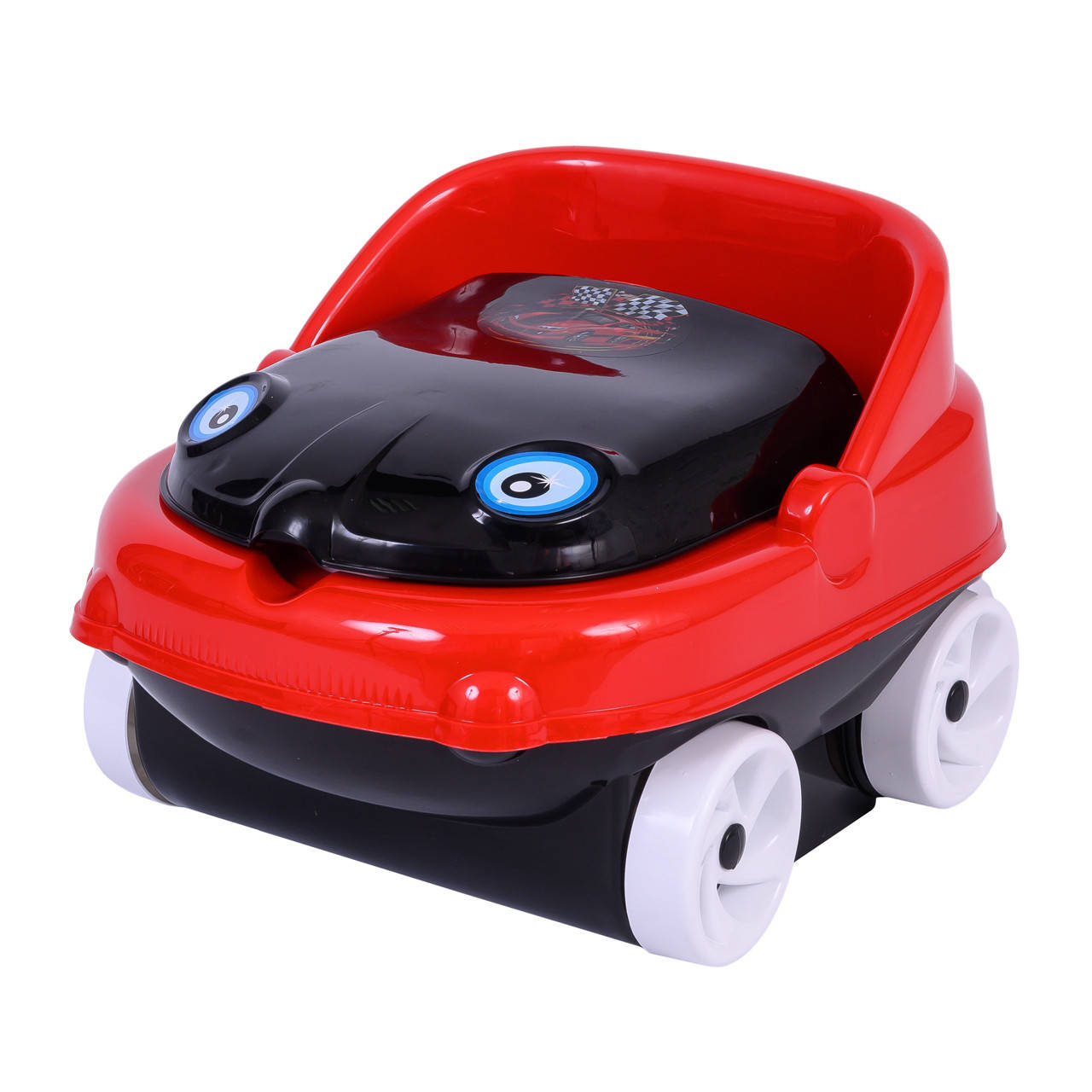 

Детский музыкальный горшок Irak Plastik CM-140 "Baby car", красно-черный, Красный