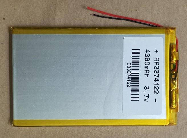 

Аккумулятор литий-полимерный 4300mAh 3.7v 3374122 Li-Pol для планшетов