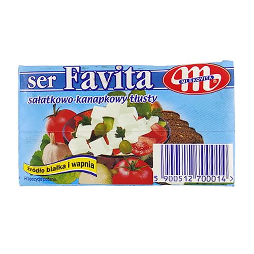 

Сир Фета Фавіта Favita Mlekovita 270g 24шт/ящ (Код : 00-00001354)