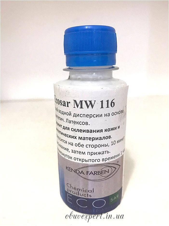 

Клей вододисперсійний латексний ECOSAR MW 116 0,1 л (на розлив)